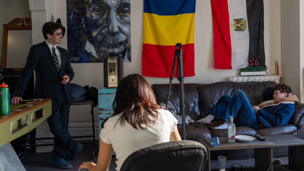 The Anomaly team chatting